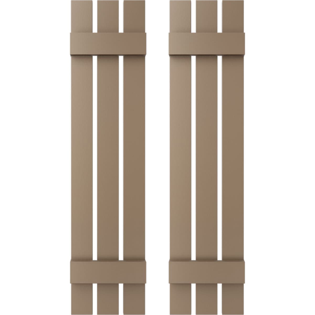 TailorMade Three Board Spaced (2 Batten), Board-n-Batten Shutters