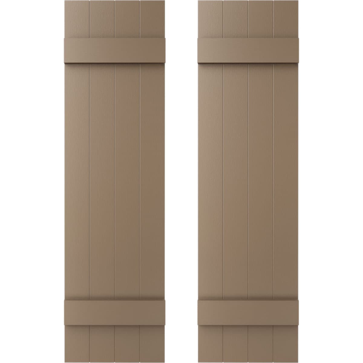 TailorMade Four Board Joined (2 Batten), Board-n-Batten Shutters